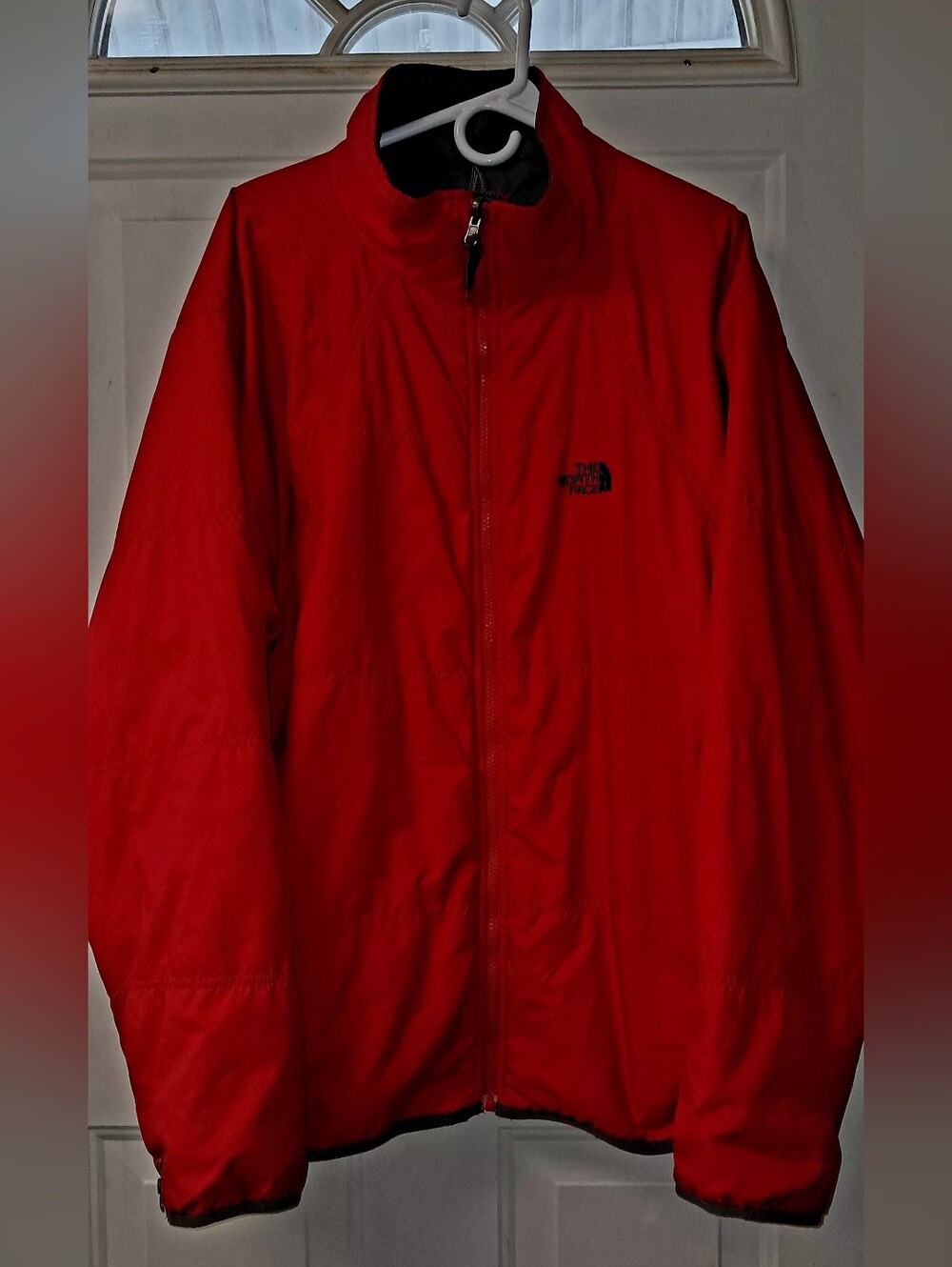 The North Face Mens XXL Full Zip Jacket. Red